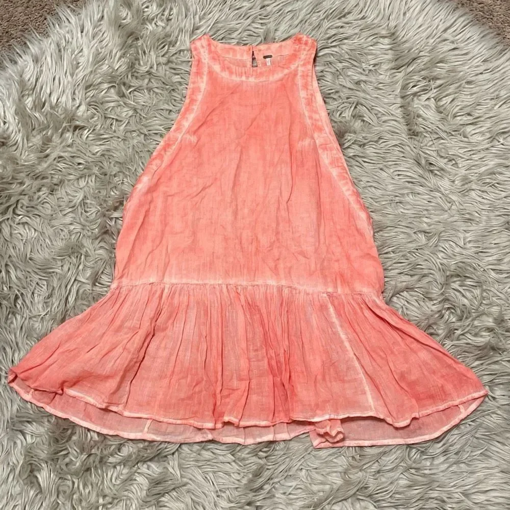 Free people drop waist tunic blouse XS